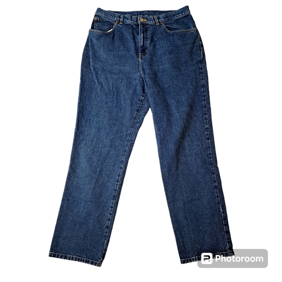 LAUREN Jeans Co. By Ralph Lauren Men's Blue Jeans 100% Cotton Size 14W - Picture 1 of 12